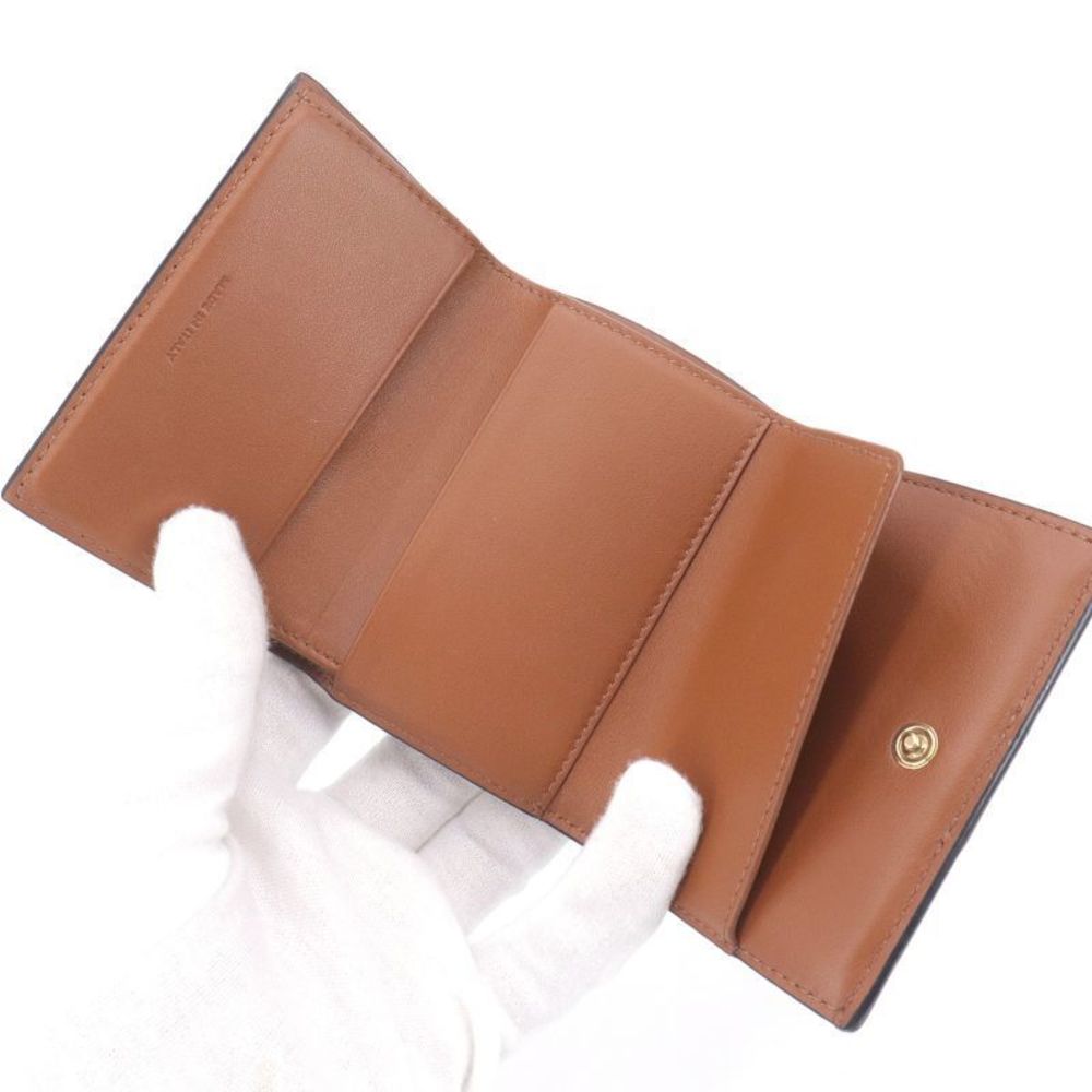 Celine Triomphe Trifold Wallet Canvas Tan - image 3